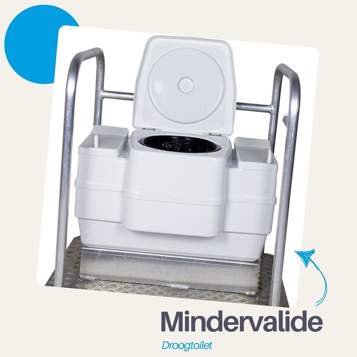 Nieuw in ons verhuurassortiment: het mindervalide droogtoilet