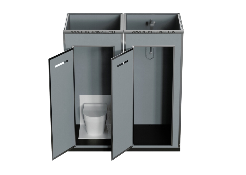 Sani-Box: douche + toilet